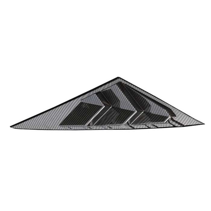 for 2021 2022 Car Rear Louver Window Side Shutter Cover Trim Sticker Vent Scoop ABS Carbon Fiber Pat