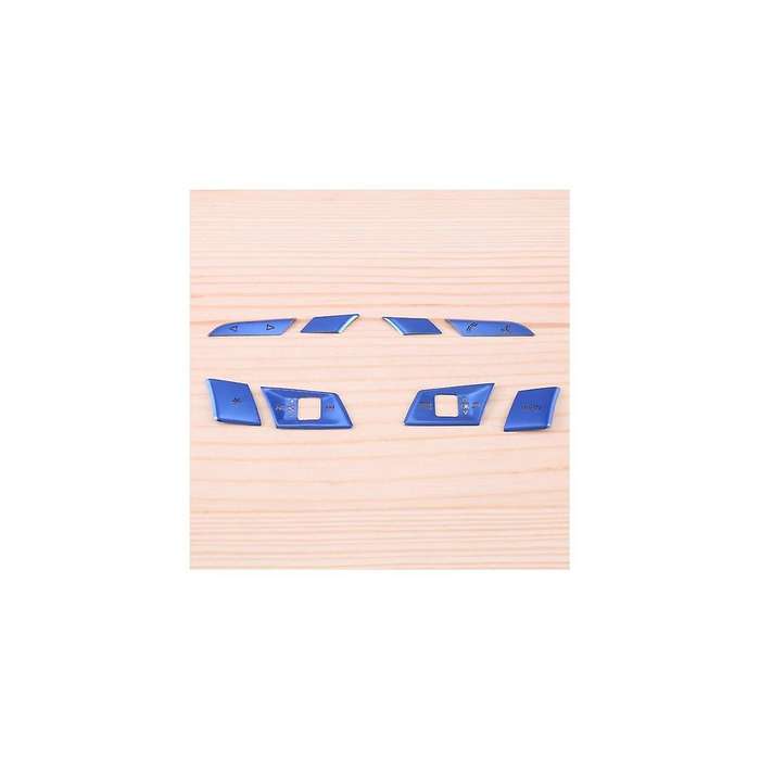 for 2021 A3 A4 A5 Tuning Steering Wheel Button Stickers Steering Wheel Frame Decoration Sequins Blu