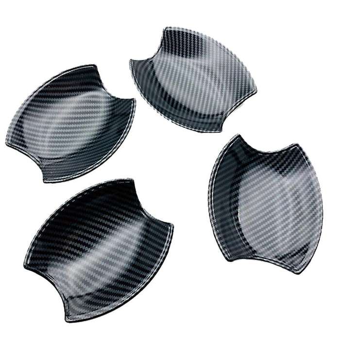 for 2021 Note E13 Carbon Fibre Car Door Handle Bowl Cover Trim Frame Door Handle Decorative Stickers