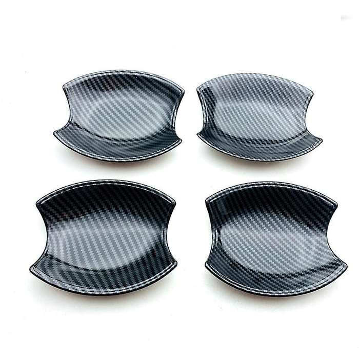 for 2021 Note E13 Carbon Fibre Car Door Handle Bowl Cover Trim Frame Door Handle Decorative Stickers