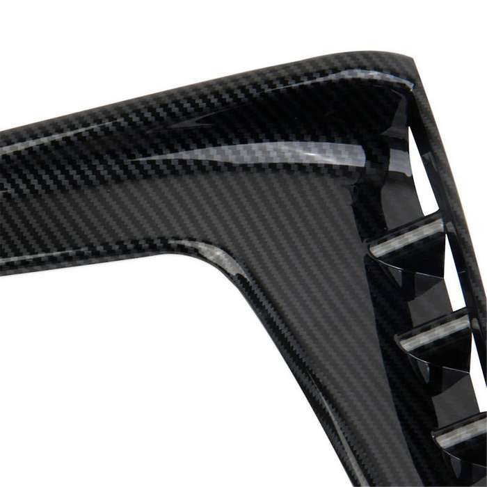 for 2021-2023 Passport 2022-2023 Front Fog Lamp Grille Vent Trim Cover Trim Carbon Fiber