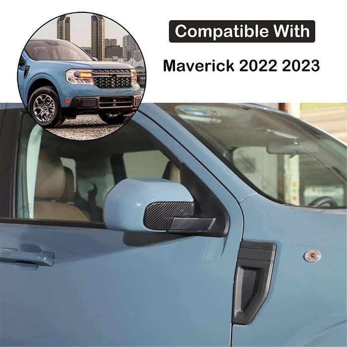 for 2022 2023 Car Rearview Side Mirror Cover Decoration Trim Sticker Accessories - ABS Carbon Fiber