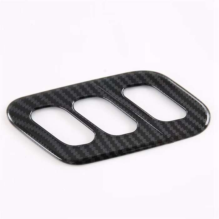for 2022 2023 Car Seat Adjustment Switch Button Panel Cover Trim Sticker Accessories ABS Carbon Fibe