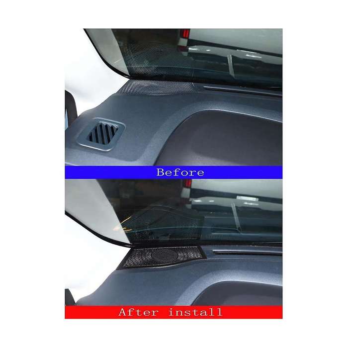 for 2022 Stainless Steel Car Dashboard Horn Mesh Speaker Cover Sticker Car Interior Accessories