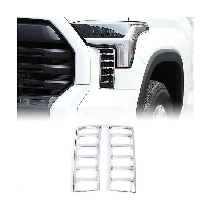 for 2022-2023 Car Front Air Intake Grille Decorative Frame Cover Sticker Trim Accessories - Silver