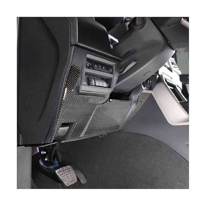 for 2022-2023 Main Driving Knee Pad Panel Sticker Real Carbon Fiber Soft