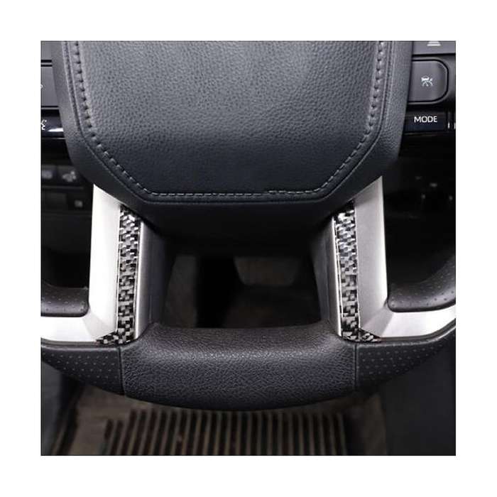 for 2022-2023 Steering Wheel Decoration Sticker Real Carbon Fiber Soft