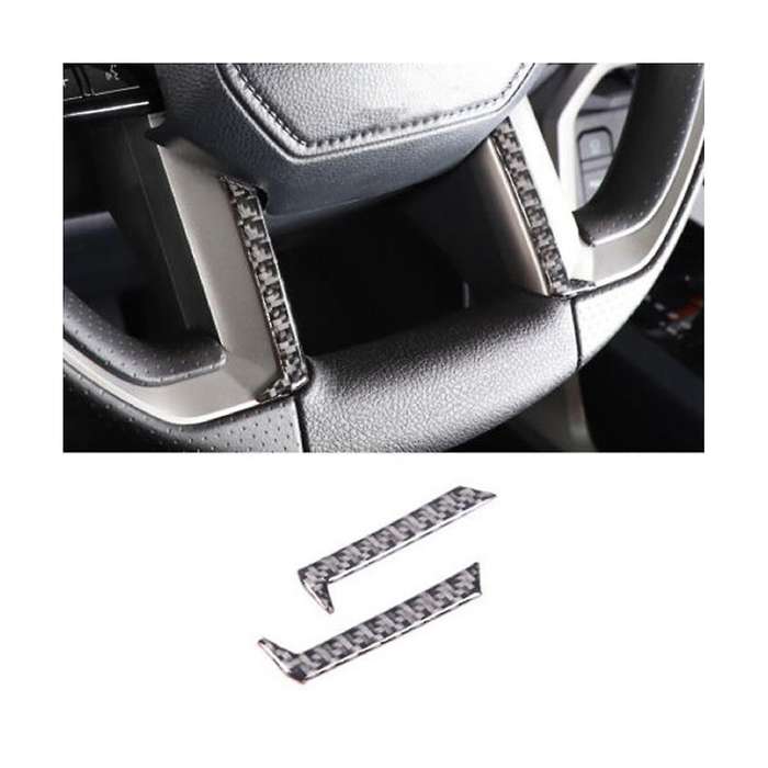 for 2022-2023 Steering Wheel Decoration Sticker Real Carbon Fiber Soft
