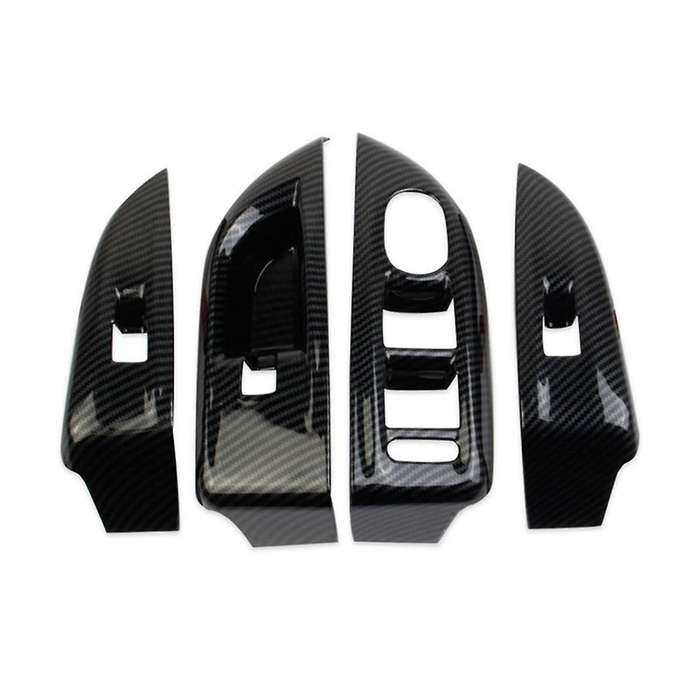 for 2023 2024 Car Window Lifting Switch Panel Cover Trim Interior Accessories ,abs Carbon Fiber