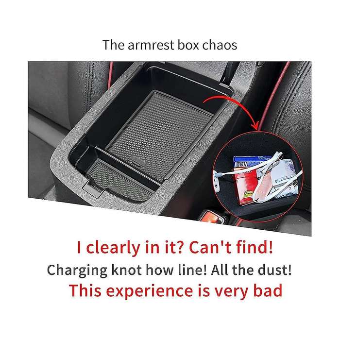 for 2023 2024 Center Console Storage Armrest Box Tray Organizer Interior Accessories
