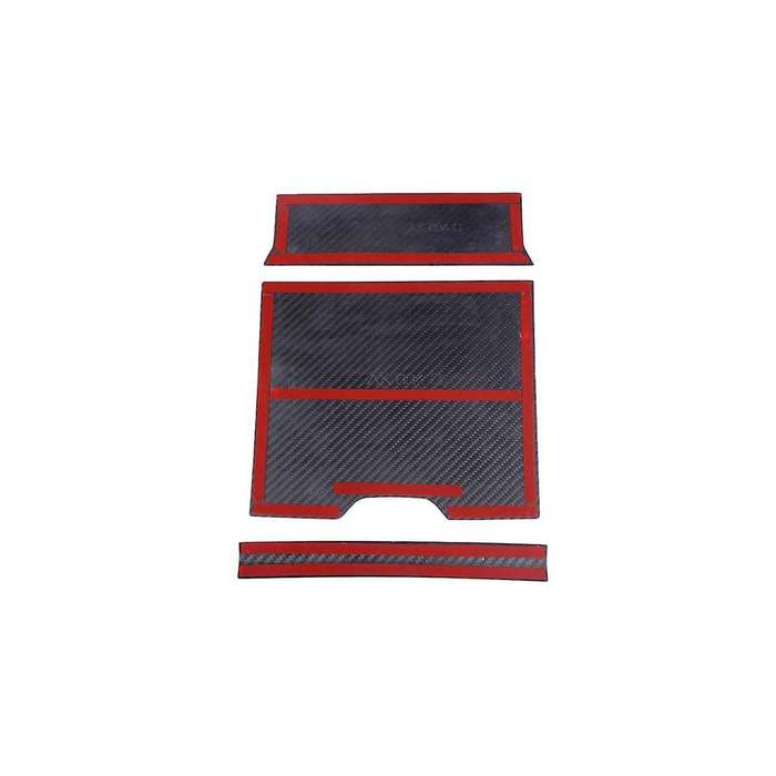 for 2023 Dry Carbon Fiber Car Rear Cover Storage Box Panel Trim Stickers Accessories