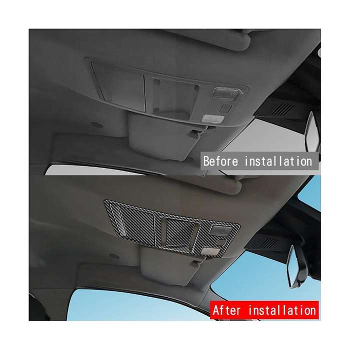 for 2023+ Carbon Fiber Pattern Car Interior Reading Light Lamp Cover Trim Sticker
