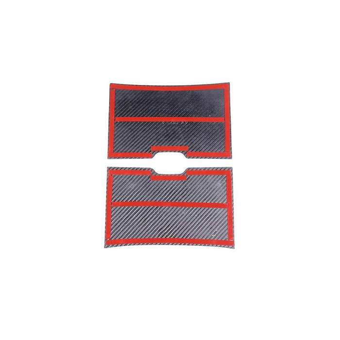 for 2023 Dry Carbon Fiber Central Control Water Cup Holder Panel Cover Trim Car Accessories