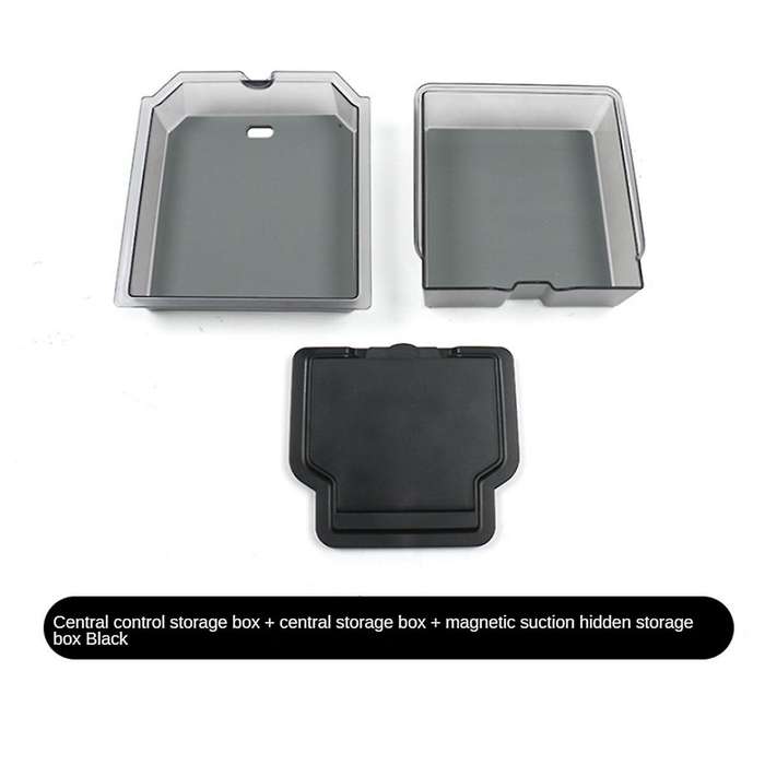 for 2024 Hidden Storage Box Center Console Organizer Armrest Bracket Box,3pcs