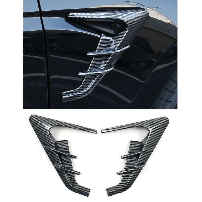 for 2024 Side Camera Protection Cover Side Cover Trim Stickers - Bright Carbon