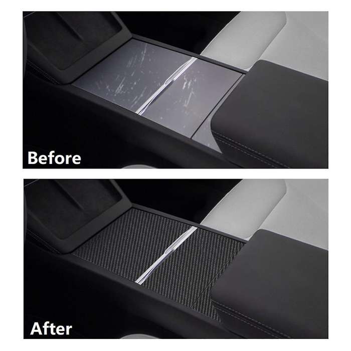 for 2024 Real Carbon Fiber Center Console Panel Cover Kit Protector Interior Accessories