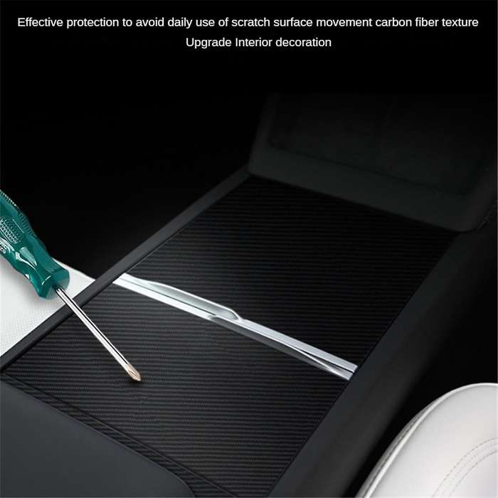 for 2024 Real Carbon Fiber Center Console Panel Cover Kit Protector Interior Accessories