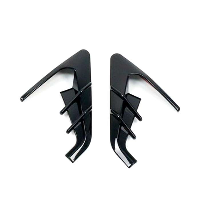 for 2024 Side Camera Protection Cover Side Cover Trim Stickers - Bright Black