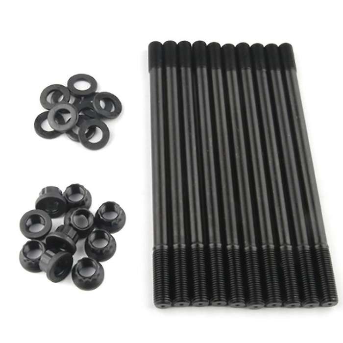 for 2084304 Cylinder Head Studs Point Head for Prelude H22 H22A4 H23A H23A1 VTEC 2.2L