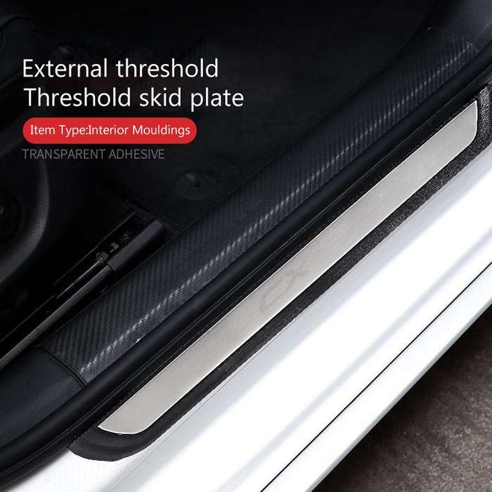 for -3 Cx3 2017 2018 Car Scuff Plate Door Exterior Outer Sill Pedal