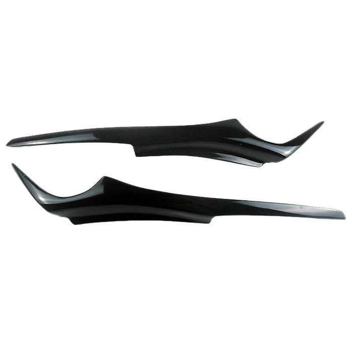 for 3 Series E90 E91 2006-2011 Glossy Black Car Sticker Front Headlights Eyebrow Eyelid Trim Cover A