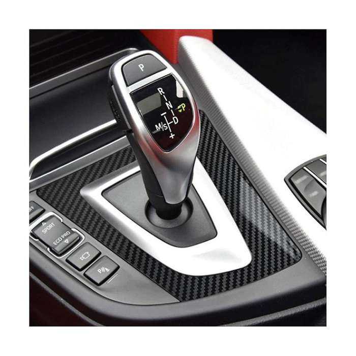 for 3 Series F30 Carbon Fiber Gear Lever Trim for 4 Series 318 Gear Lever Base Panel Trim Frame Cov