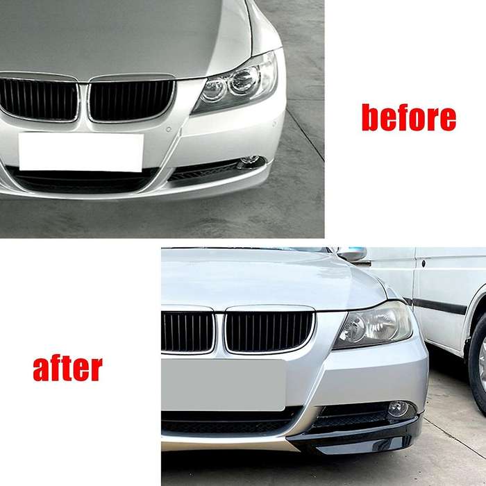 for 3 Series E90 E91 Pre 320i 330i 2005-2008 Front Bumper Lip Angle Diffuser Splitter Spoiler Prote