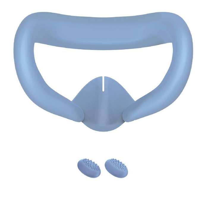 for 3 Silicone Case+Handle Case+Face Cover+Blackout Mask Full Kit Anti-Leakage Nose Pad VR Silicone