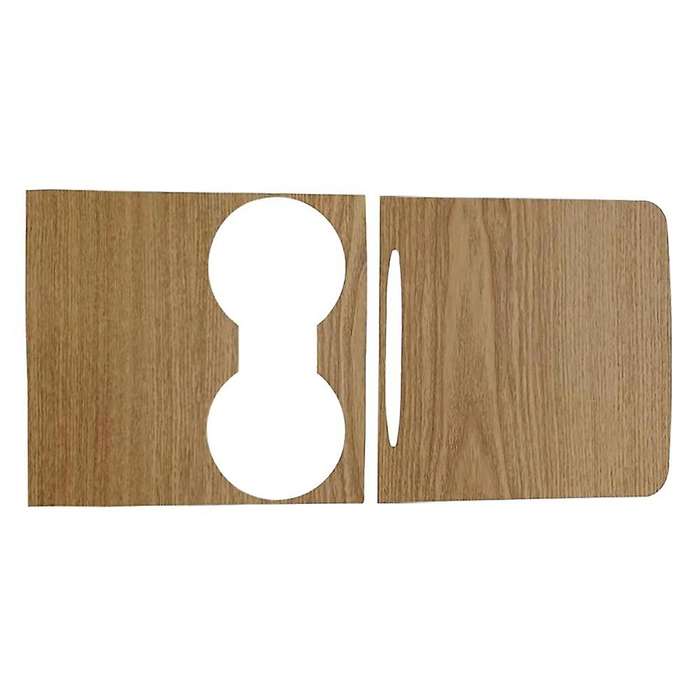 for 3 Y 2021 Control Panel Trim Dashboard Panel Wood Grain Center Console Sticker