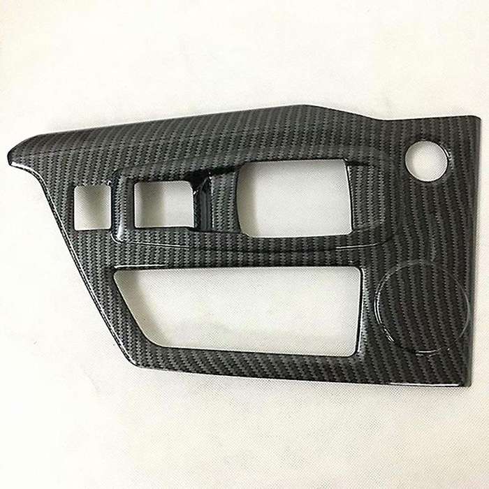 for 3008 Gt 2016 2017 2018 Carbon Fiber Gear Shift Panel Cover Car Decoration Trim Interior Accessor