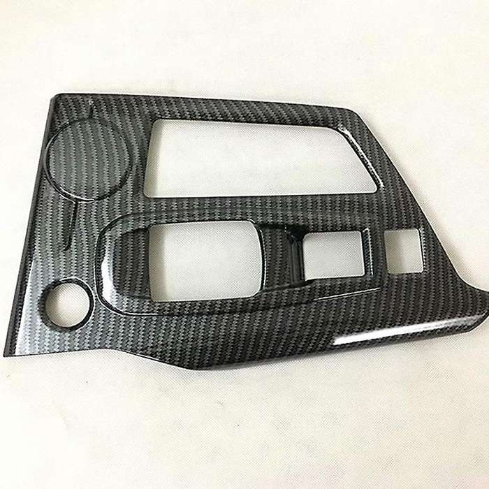 for 3008 Gt 2016 2017 2018 Carbon Fiber Gear Shift Panel Cover Car Decoration Trim Interior Accessor