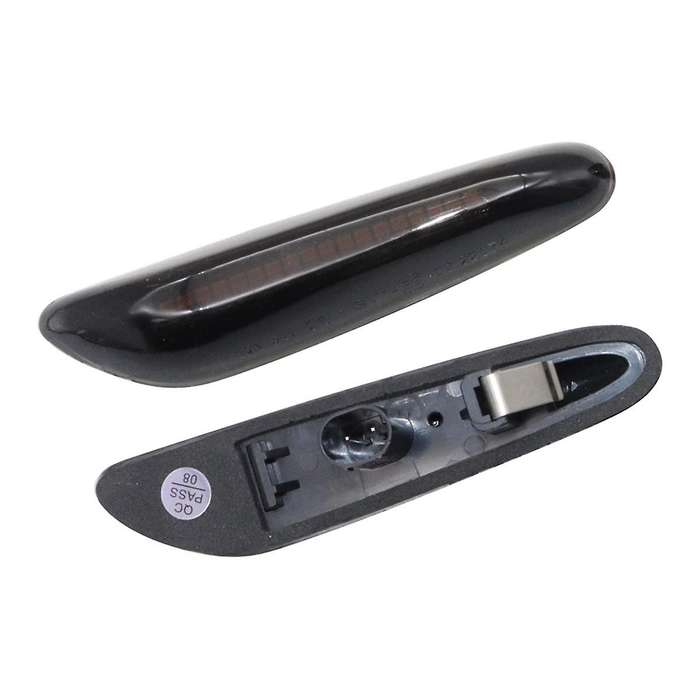 for 328i E90 E91 E92 E93 E46 E60 Smoked LED Side Marker Light Sequential Turn Signal Lamp X2