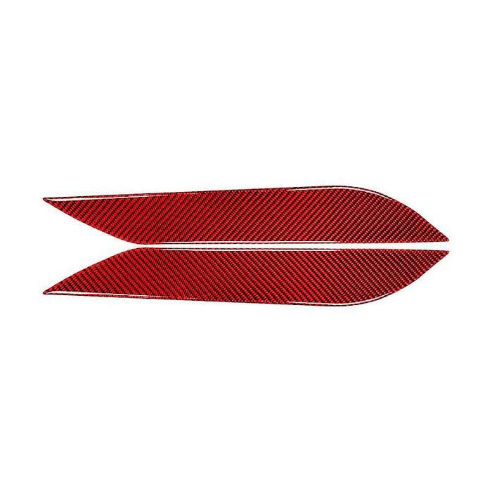 for 350Z 2006-2009 Carbon Fiber Car Sticker Front Headlights Eyebrow Eyelid Trim Cover Accessorie