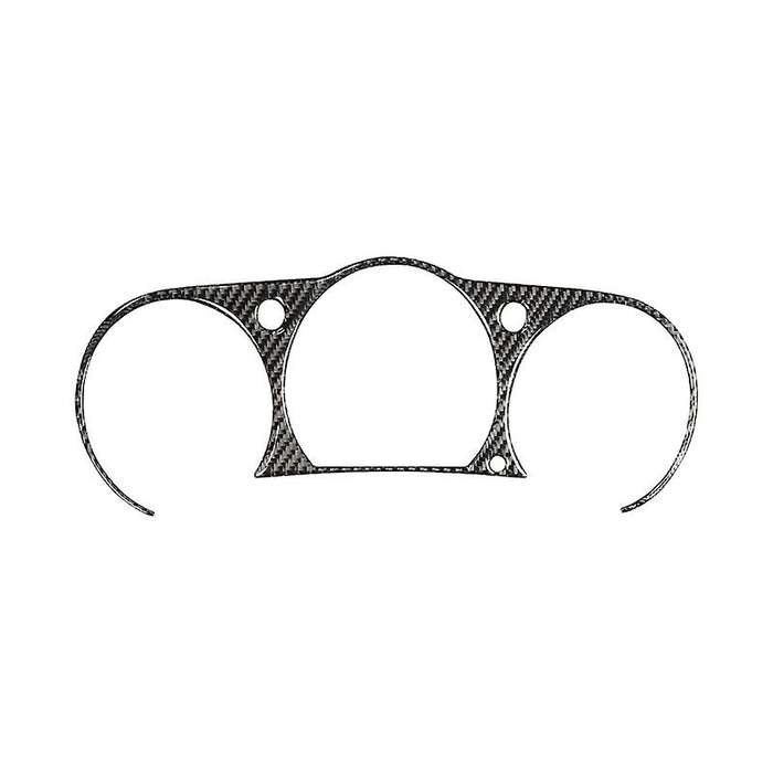 for 350Z 2006-2009 Carbon Fiber Speedometer Surround Frame Sticker Instrument Cover Trim Black