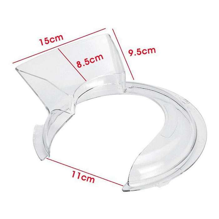 for 4.5-5QT Tilt Head Stand Mixer Pastry Beater & Secure Fit Pouring Shield Attachment Stainless Fla