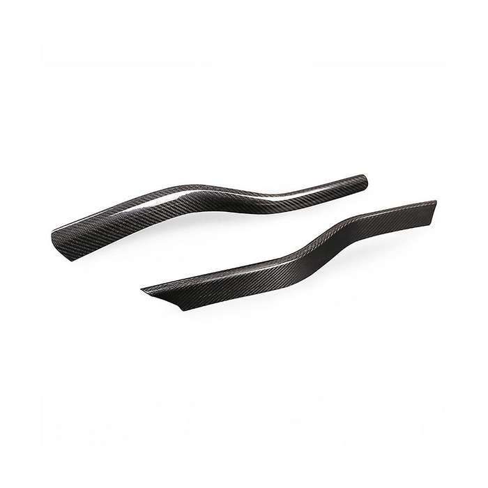 for 458 2011-2016 Dry Carbon Fiber Car Rear Bumper Splitter Lip Diffuser Spoiler Cover Trim Accesso