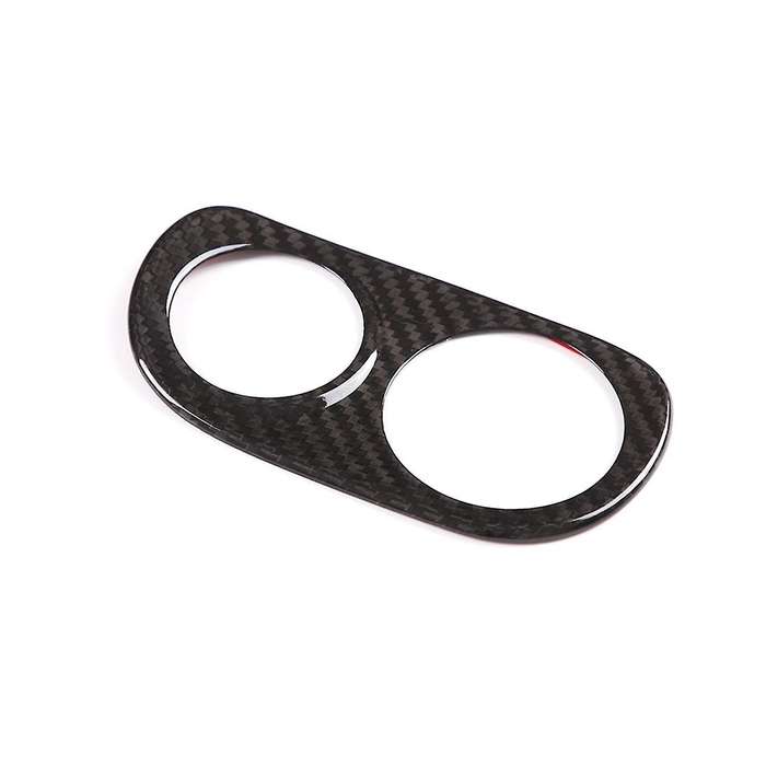 for 458 2011-2016 Dry Carbon Fiber Car Headlight Switch Buttons Frame Cover Trim Sticker Interior A