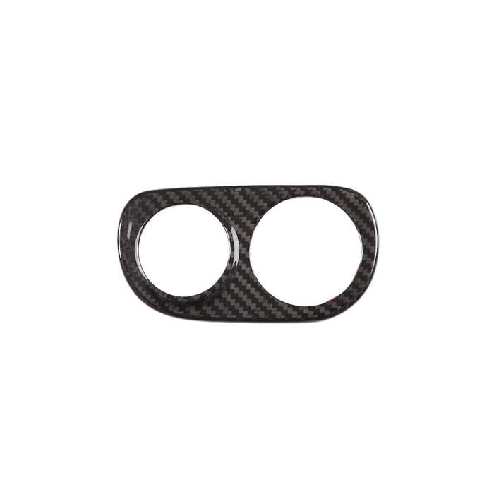 for 458 2011-2016 Dry Carbon Fiber Car Headlight Switch Buttons Frame Cover Trim Sticker Interior A