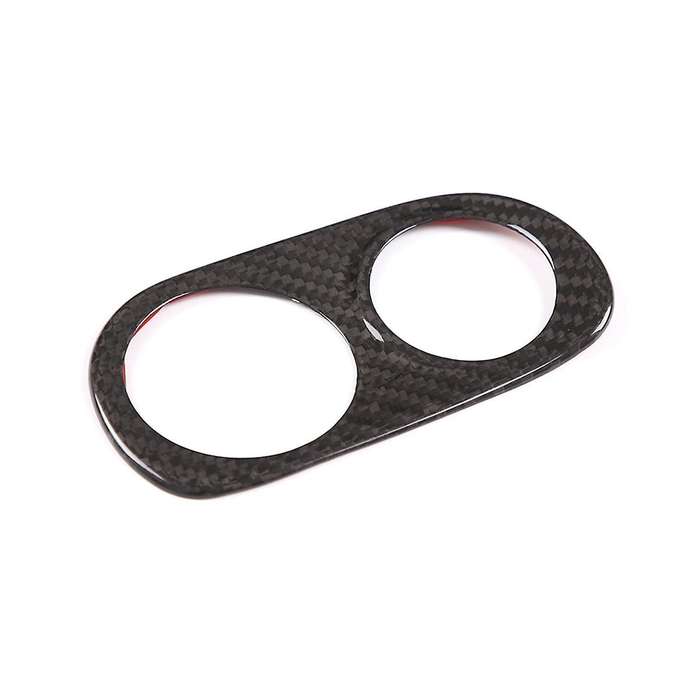 for 458 2011-2016 Dry Carbon Fiber Car Headlight Switch Buttons Frame Cover Trim Sticker Interior A