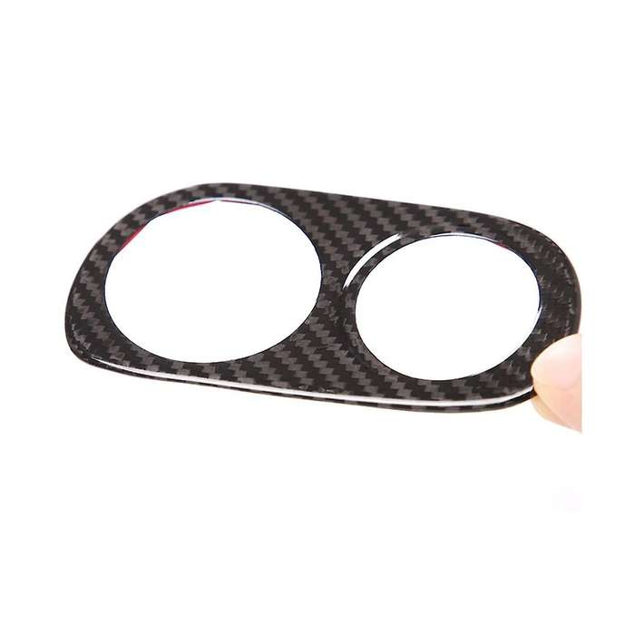 for 458 2011-2016 Dry Carbon Fiber Car Headlight Switch Buttons Frame Cover Trim Sticker Interior A
