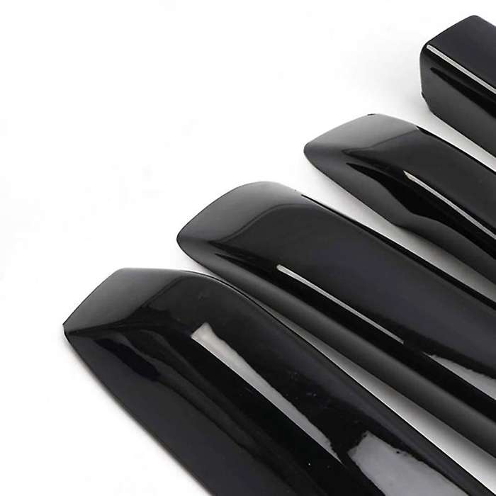 for 4Runner 2010-2018 Car Luggage Roof Rails Rack Leg Cover End Cap Protection Cover Accessories,Bla