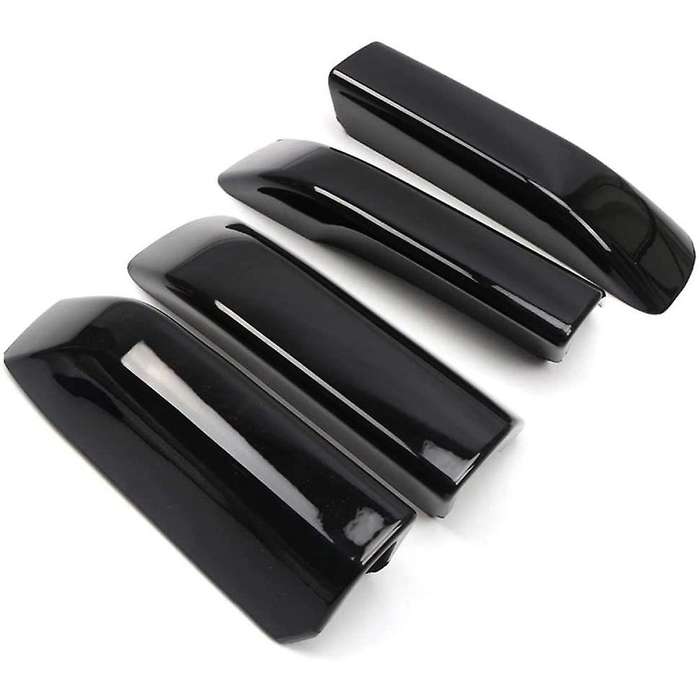 for 4Runner 2010-2018 Car Luggage Roof Rails Rack Leg Cover End Cap Protection Cover Accessories,Bla