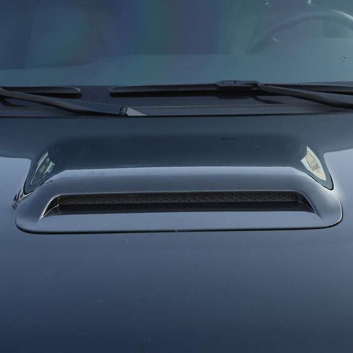 for 4Runner 2010-20 Engine Air Intake Hood Vent Trim,Carbon Fiber ABS