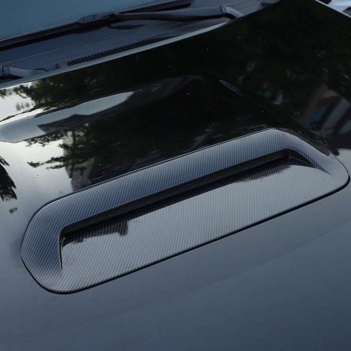 for 4Runner 2010-20 Engine Air Intake Hood Vent Trim,Carbon Fiber ABS