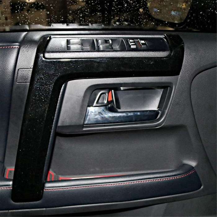for 4Runner 2010-2019 Car Door Side Armrest Strip Cover Trim Frame Interior Accessories