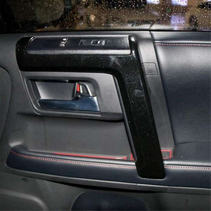 for 4Runner 2010-2019 Car Door Side Armrest Strip Cover Trim Frame Interior Accessories