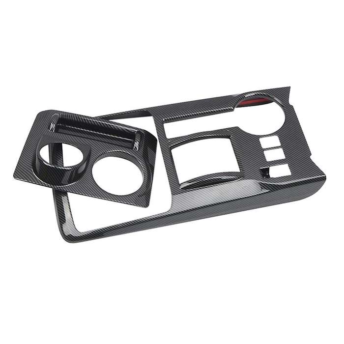 for 4runner 2010-2021 Center Console Gear Shift Panel Cover Trim Accessories - Abs Carbon Fiber