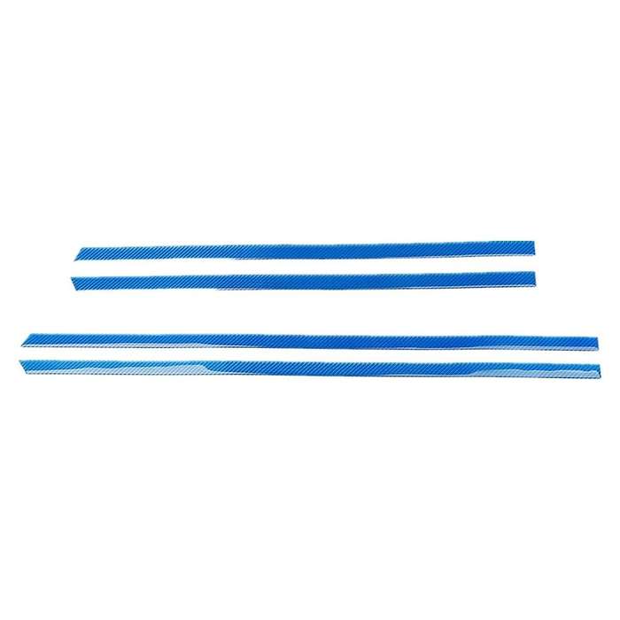 for 4runner 2010-2023 Carbon Fiber Car Door Strips Trim Decoration Cover Sticker Interior Accessorie