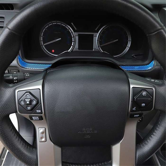 for 4runner 2010-2023 Carbon Fiber Car Central Control Dashboard Cover Sticker Trim Interior Access