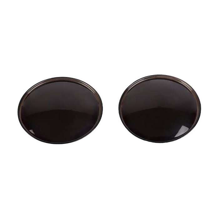 for 4Runner 2014-2023 Car Front Fog Light Lamp Cover Decoration Trim Bezels Accessories Smoked Black
